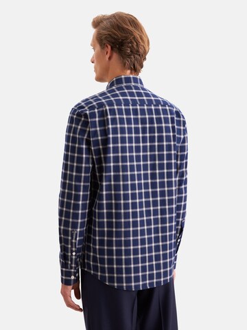 Coupe regular Chemise SEIDENSTICKER en bleu