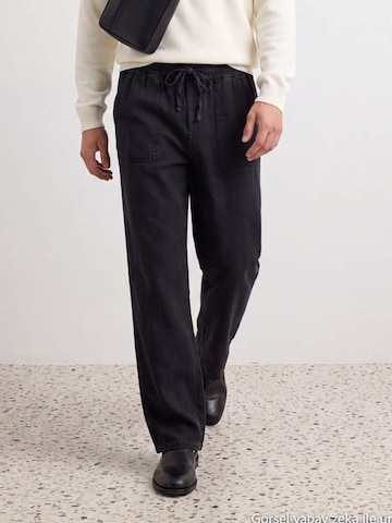 Loosefit Pantalon Trendyol en noir : devant