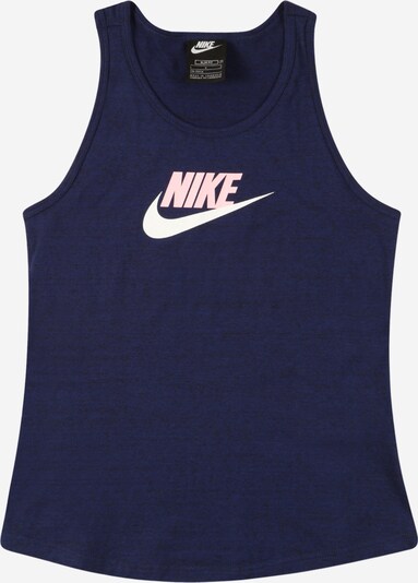 Nike Sportswear Top in navy / rosa / weiß, Produktansicht