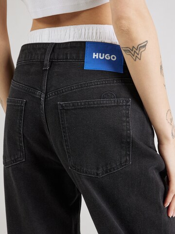 HUGO Regular Jeans 'Elyah_B' in Black