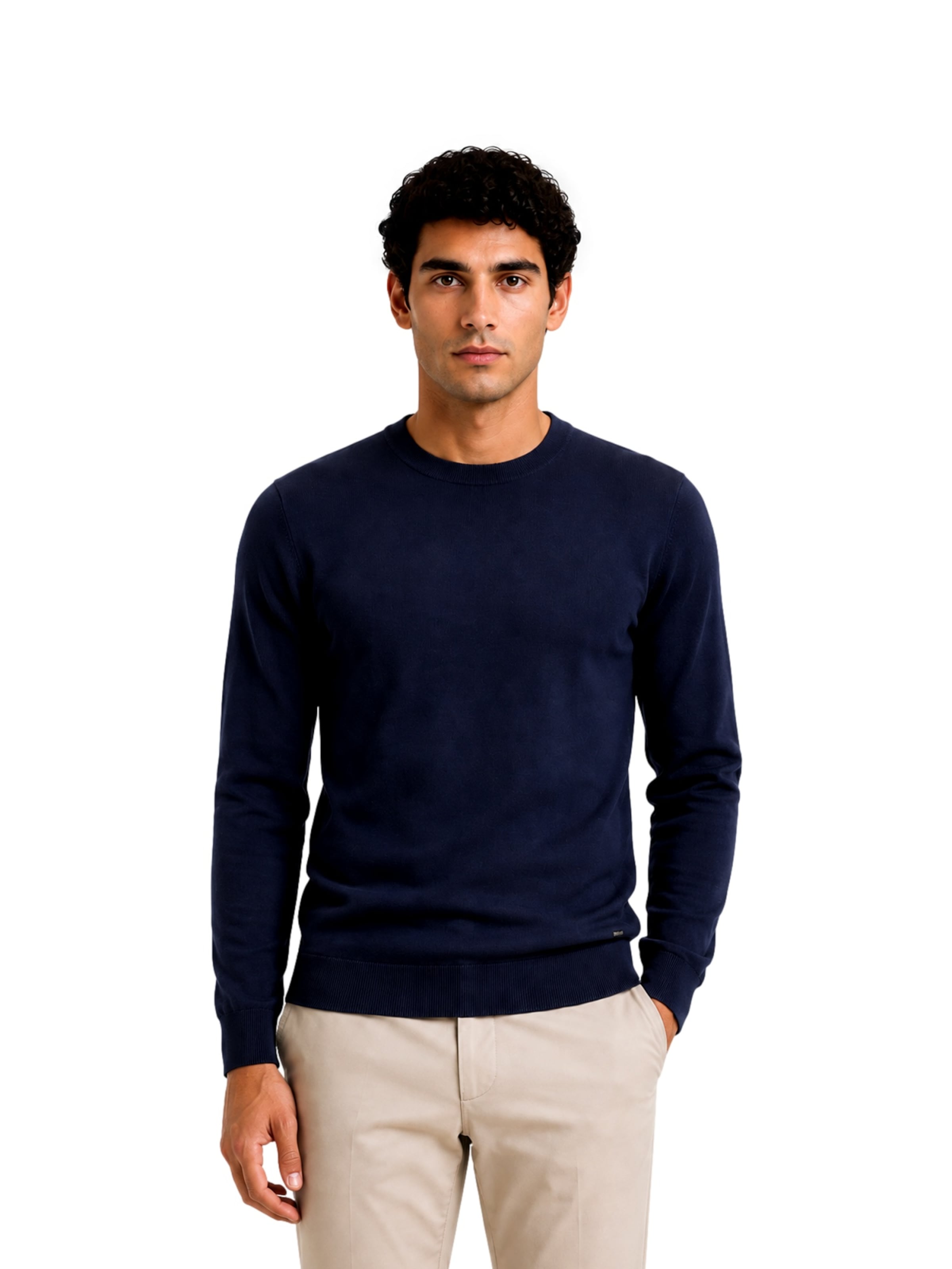 Pull-over Ragman en bleu : devant