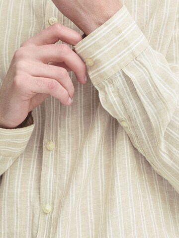 Casual Friday Regular fit Overhemd ' CFDALLAS striped ' in Beige