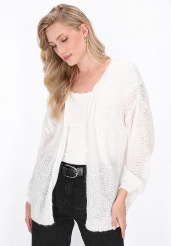 DreiMaster Vintage - Cárdigan en blanco: frente