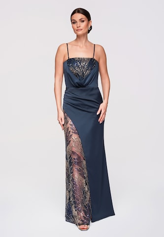 Ombre Evening dress in Blue: front