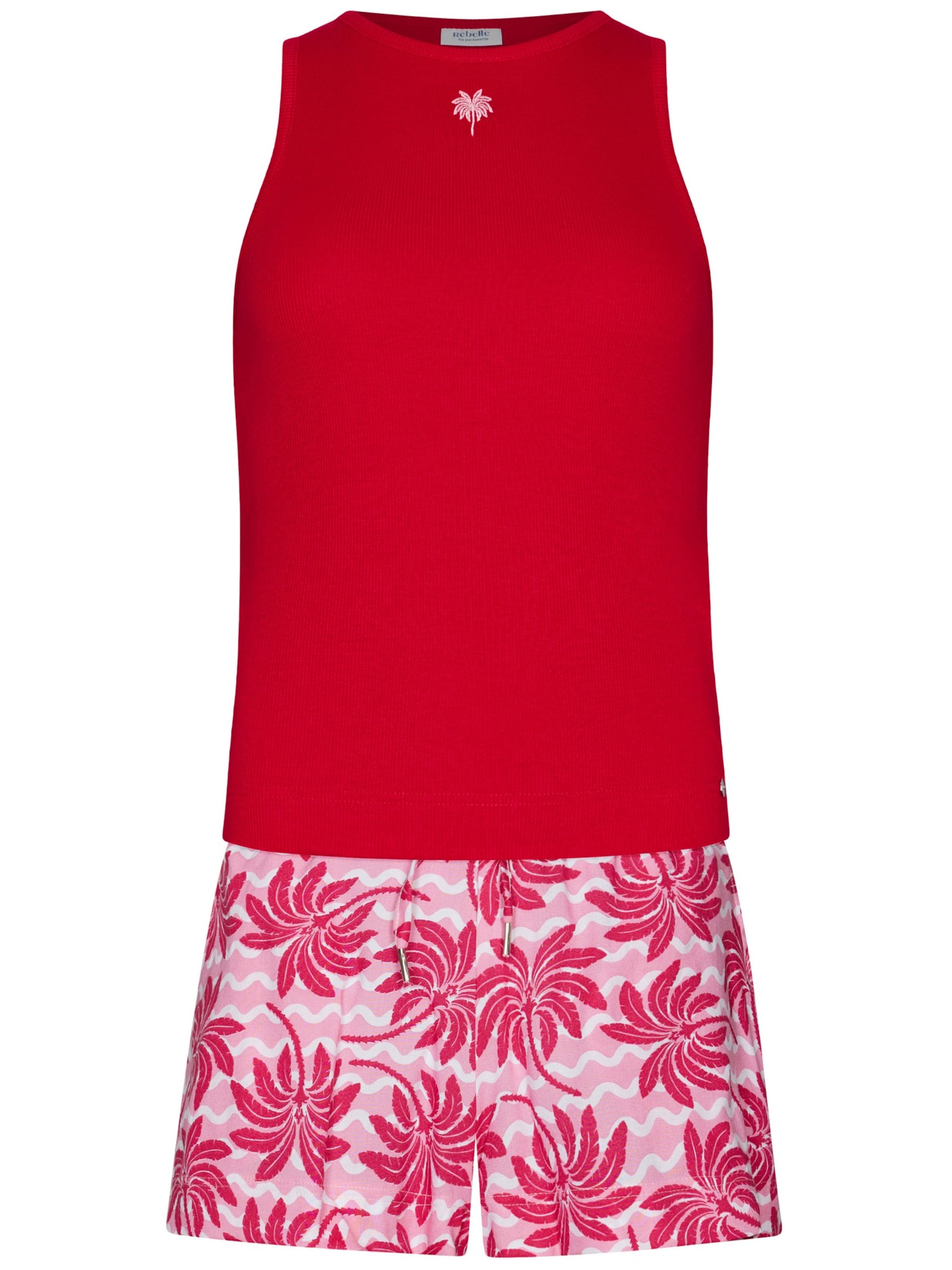 Rebelle Pajama 'Shortama' in Pink