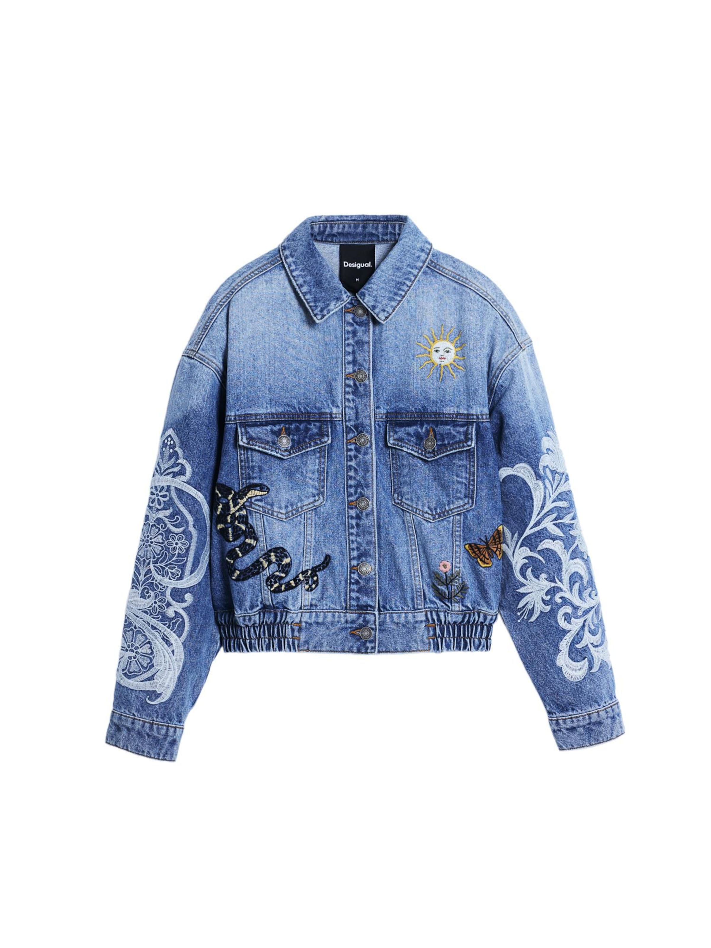 Desigual Übergangsjacke in Blau: Vorderseite