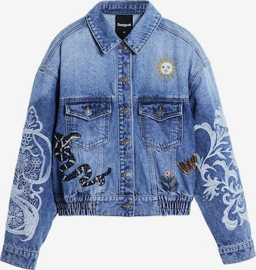 mėlyna Desigual Demisezoninė striukė: priekis