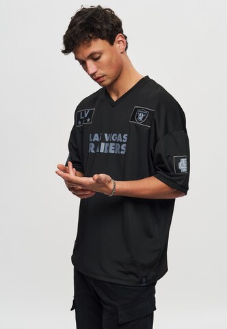 Recovered Shirt 'NFL Raiders LV 20 Oversized' in Black