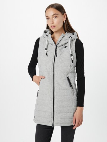 Ragwear Weste 'LUCINDA' in Weiß: Vorderseite