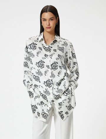 Koton Blouse in Wit: voorkant