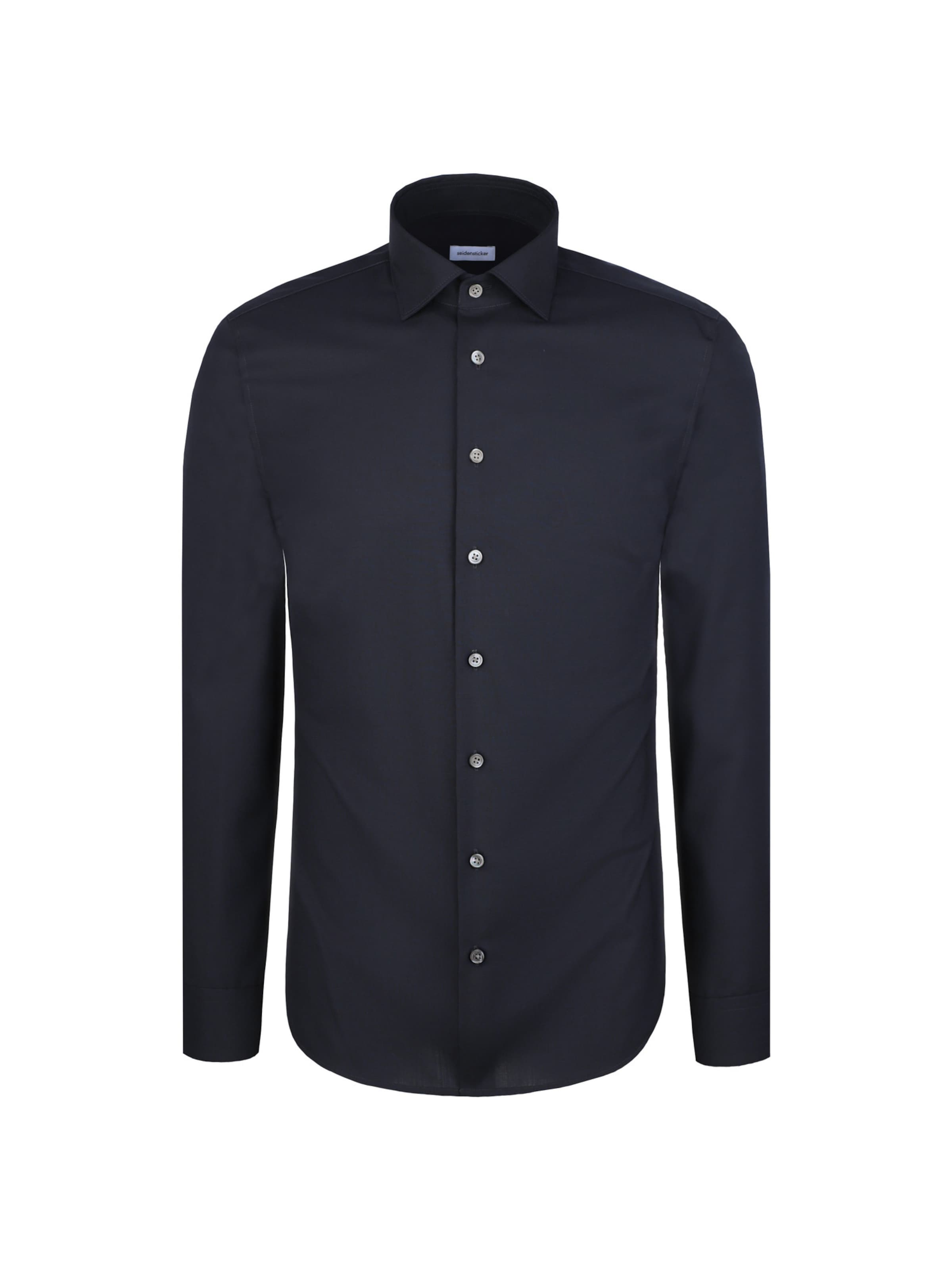 SEIDENSTICKER Slim Fit Business Hemd in Blau: Vorderseite