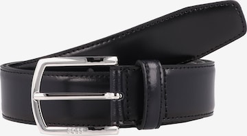 Ceinture 'Claus' BOSS en noir : devant