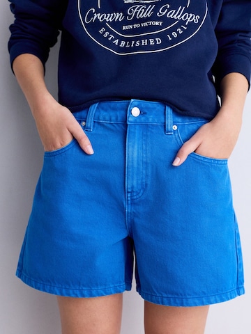 Wide Leg Jean Next en bleu : devant