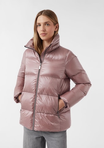 COMMA Winterjas in Roze: voorkant