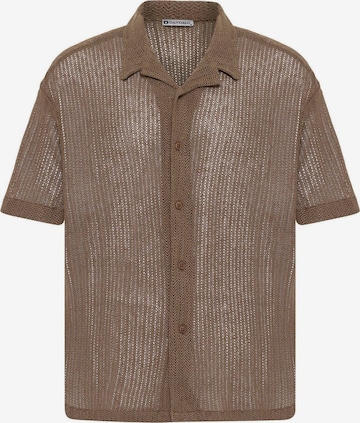 ruda Dandalo Patogus modelis Marškiniai: priekis