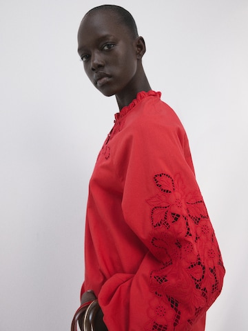 MANGO Blúzka 'BETTY' - Červená