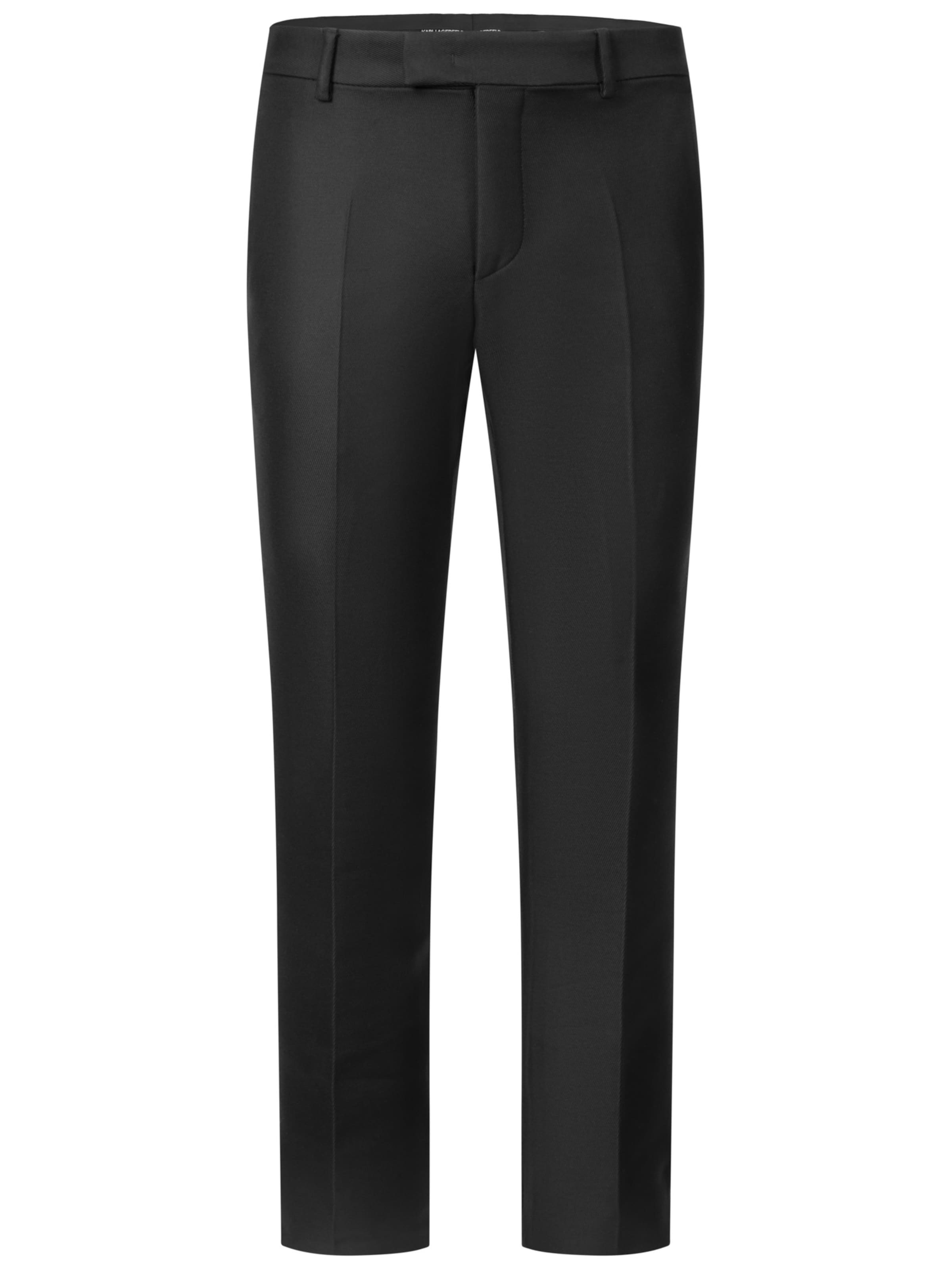 regular Pantaloni di Karl Lagerfeld in nero: frontale