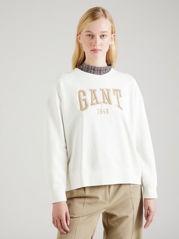 GANT Sweatshirt in Beige: front