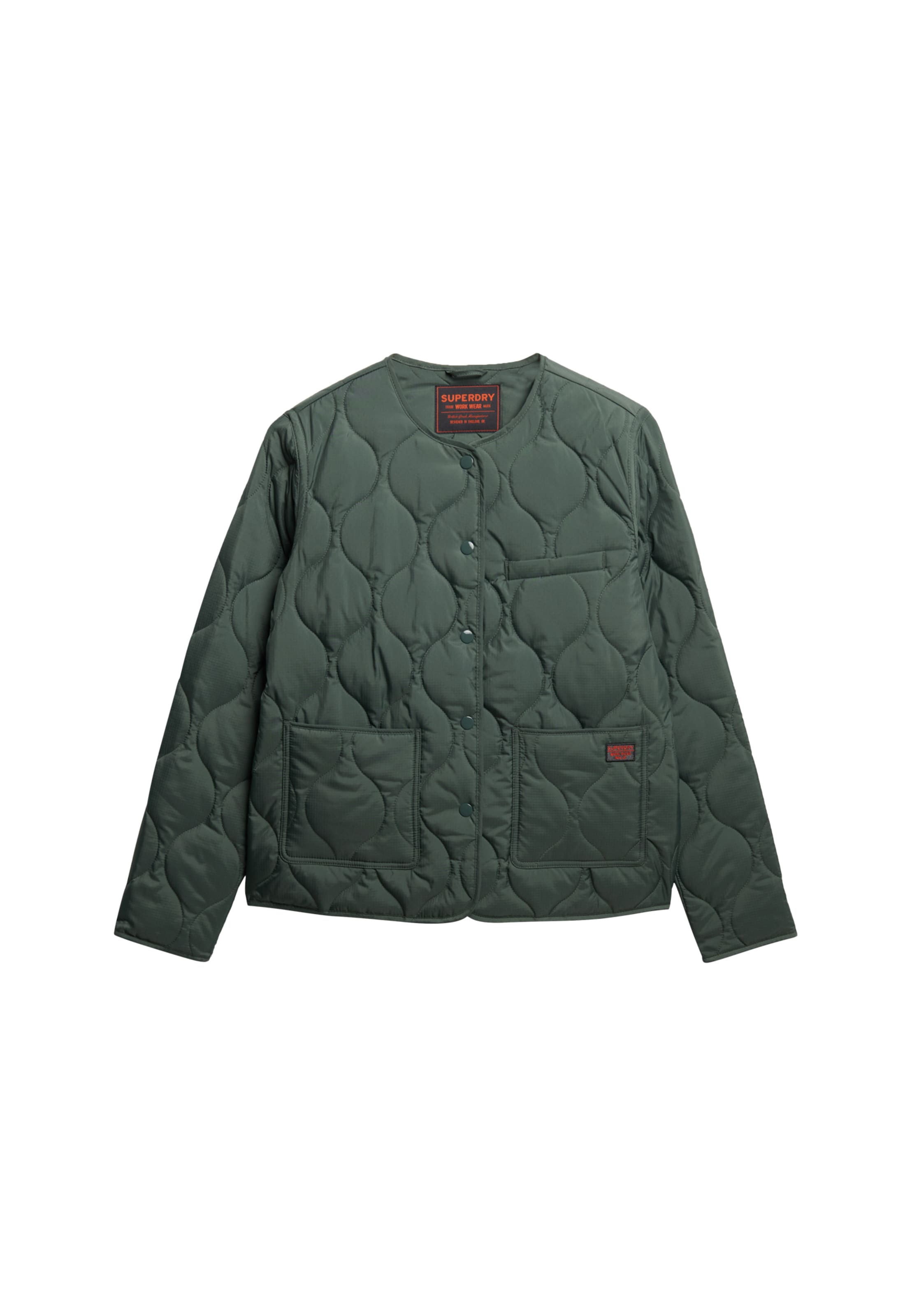 Superdry & Co Tussenjas in Groen: voorkant