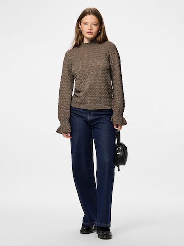 PIECES Bluse 'PCBpooks' in Grau