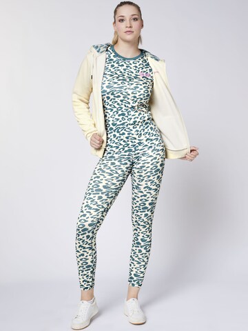 CHIEMSEE Base Layer ' im Leo Allover Print ' in Grey