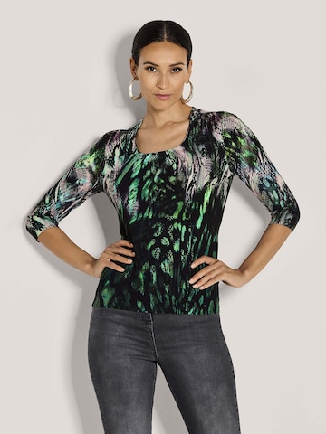 T-shirt MADELEINE en noir : devant