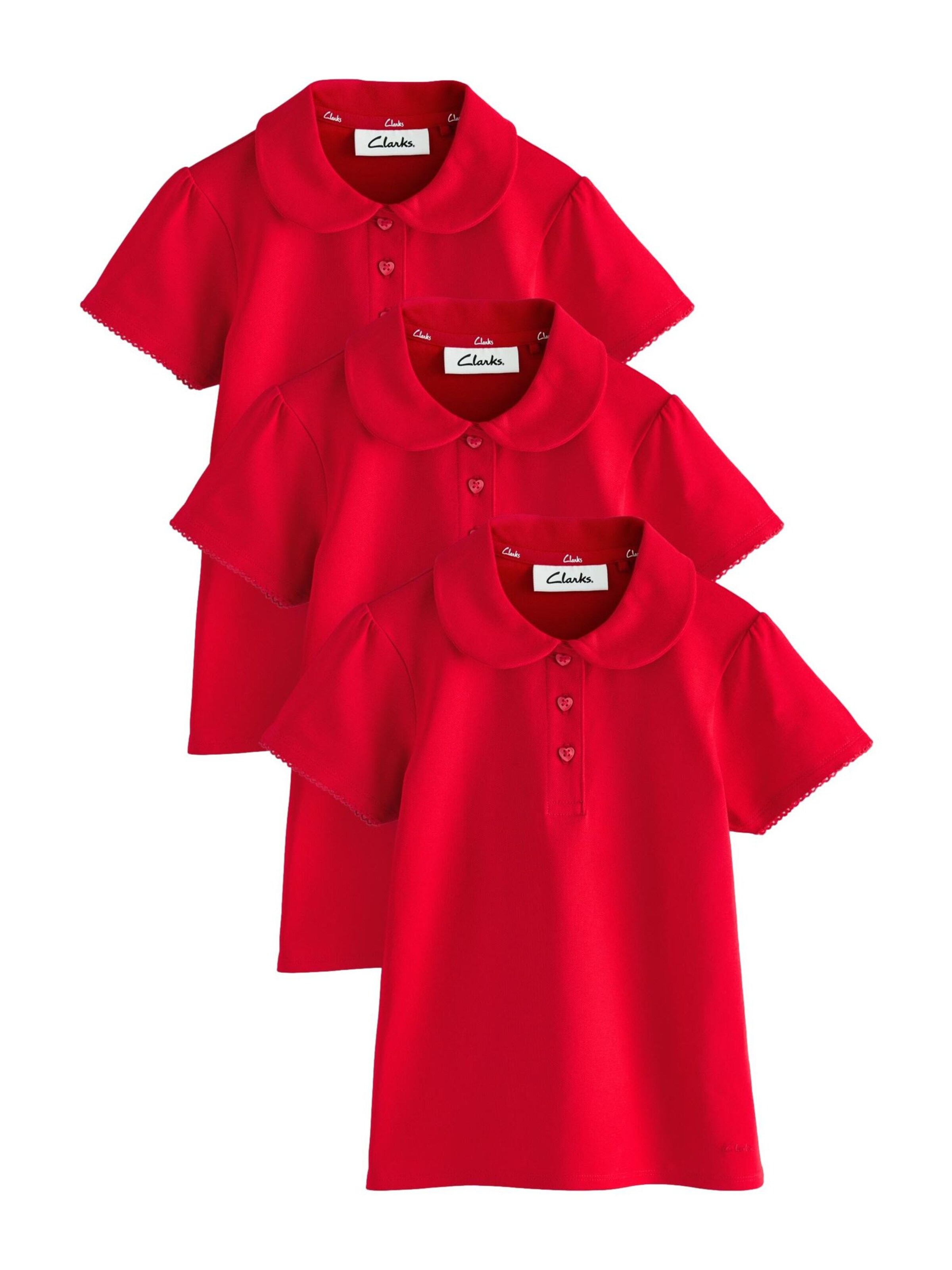 CLARKS T-shirt i röd: framsida