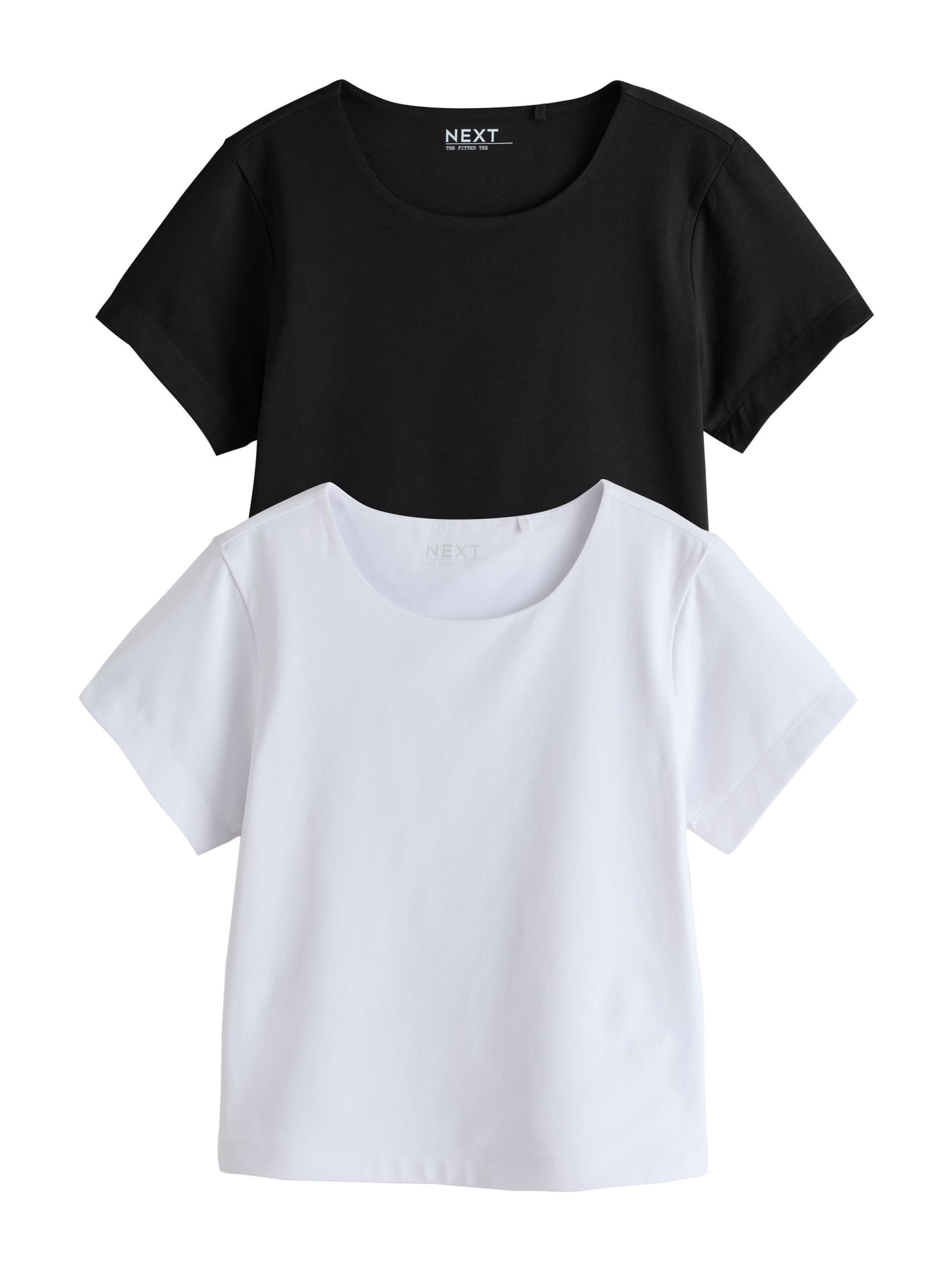 Next - Camiseta en negro: frente