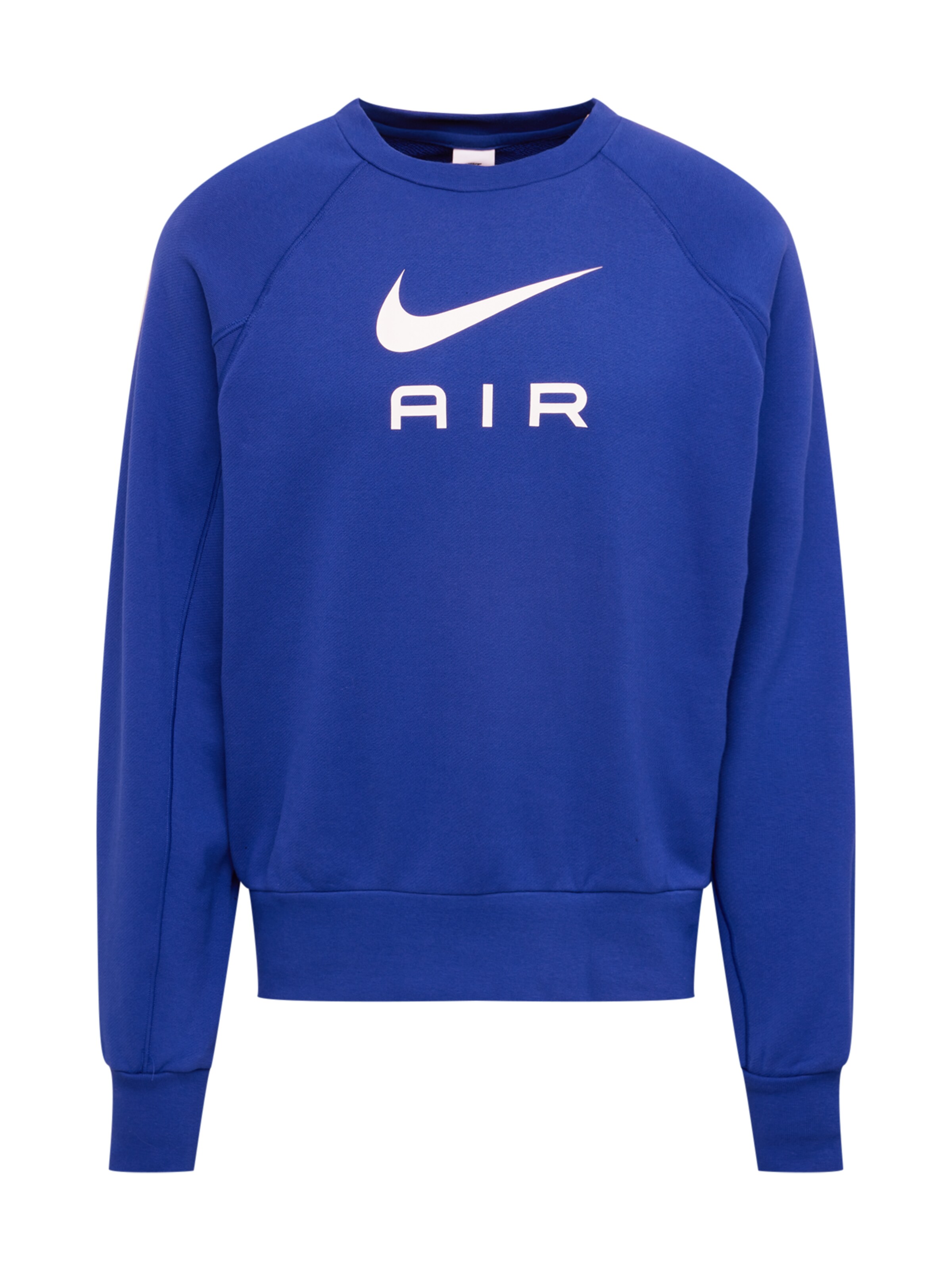 Bluză de molton 'Air' de la Nike Sportswear pe albastru: față