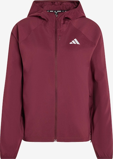 ADIDAS PERFORMANCE Športová bunda 'Adi365 Essentials', veľkosť XS - svetlosivá / bordová, Produkt