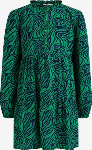 WE Fashion Šaty – zelená: přední strana