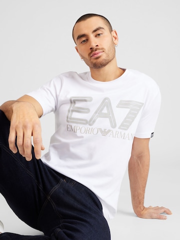 EA7 Emporio Armani Тениска в бяло