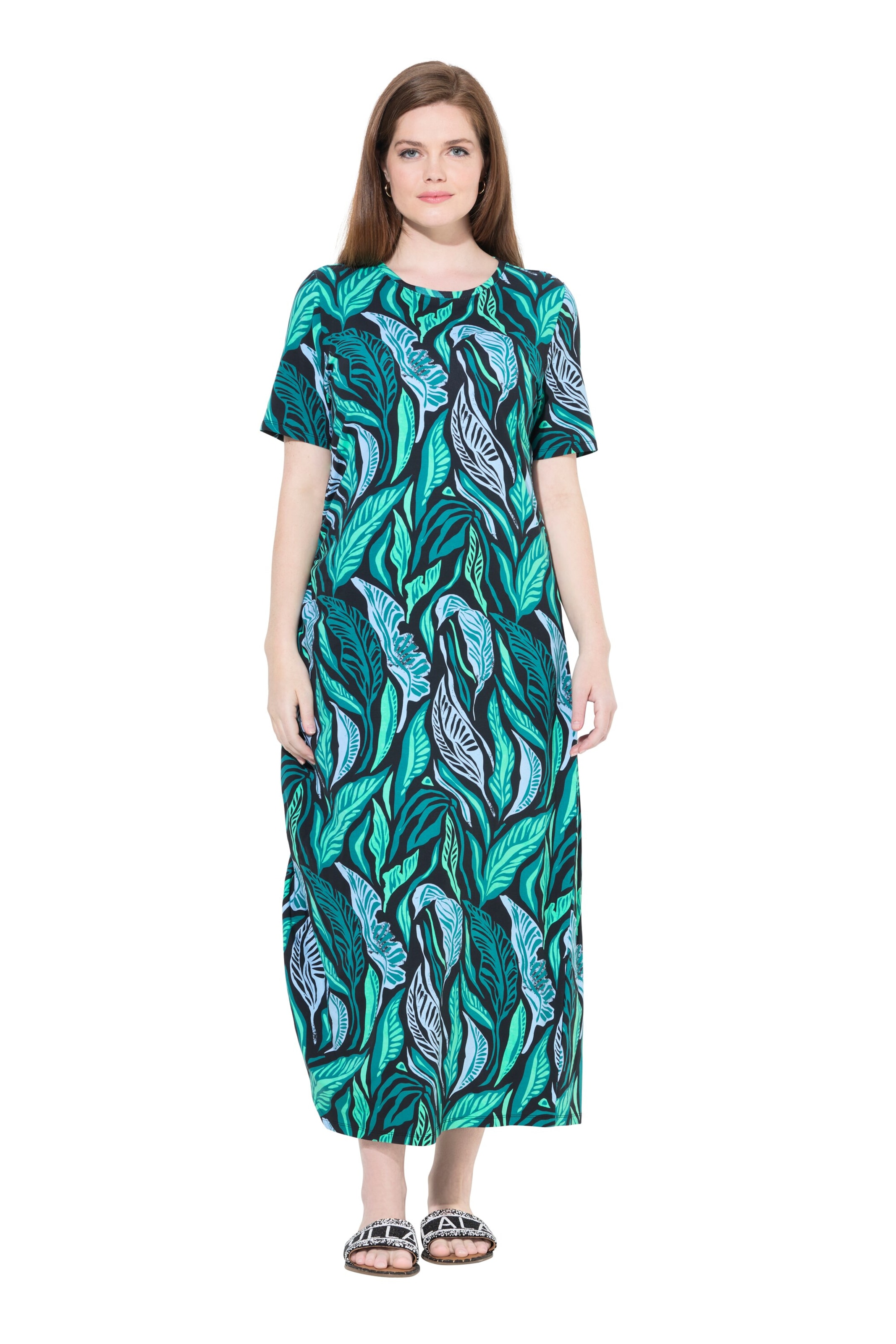 Ulla Popken Платье в Черный: спереди