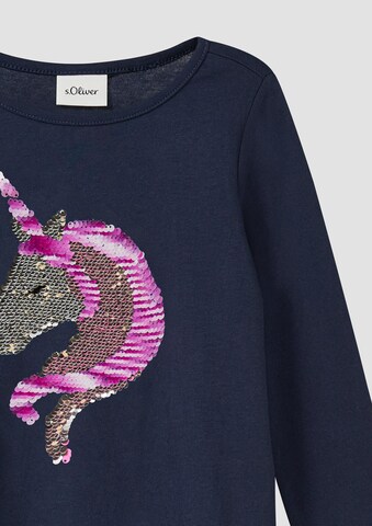 T-Shirt s.Oliver en bleu