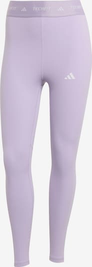 Sportinės kelnės iš ADIDAS PERFORMANCE, spalva – pastelinė violetinė / balta, Prekių apžvalga