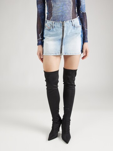 DIESEL Skirt 'DE-RON-S4' in Blue: front