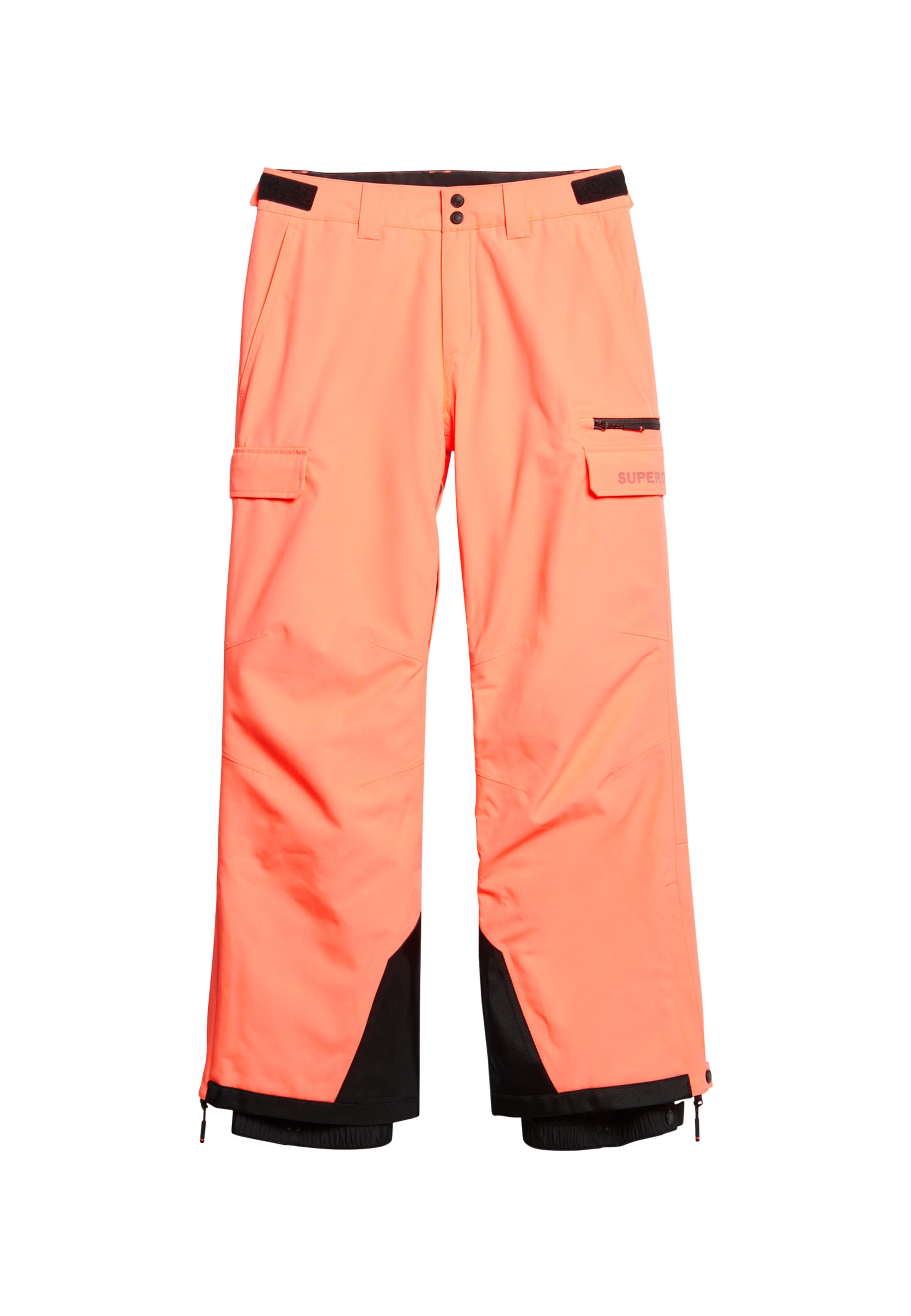 Superdry Pantalon outdoor en corail, Vue avec produit