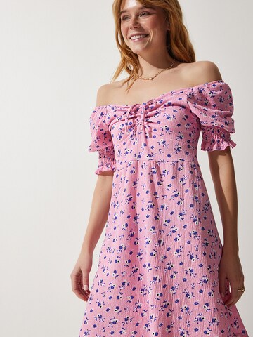 Happiness İstanbul Letné šaty - Ružová