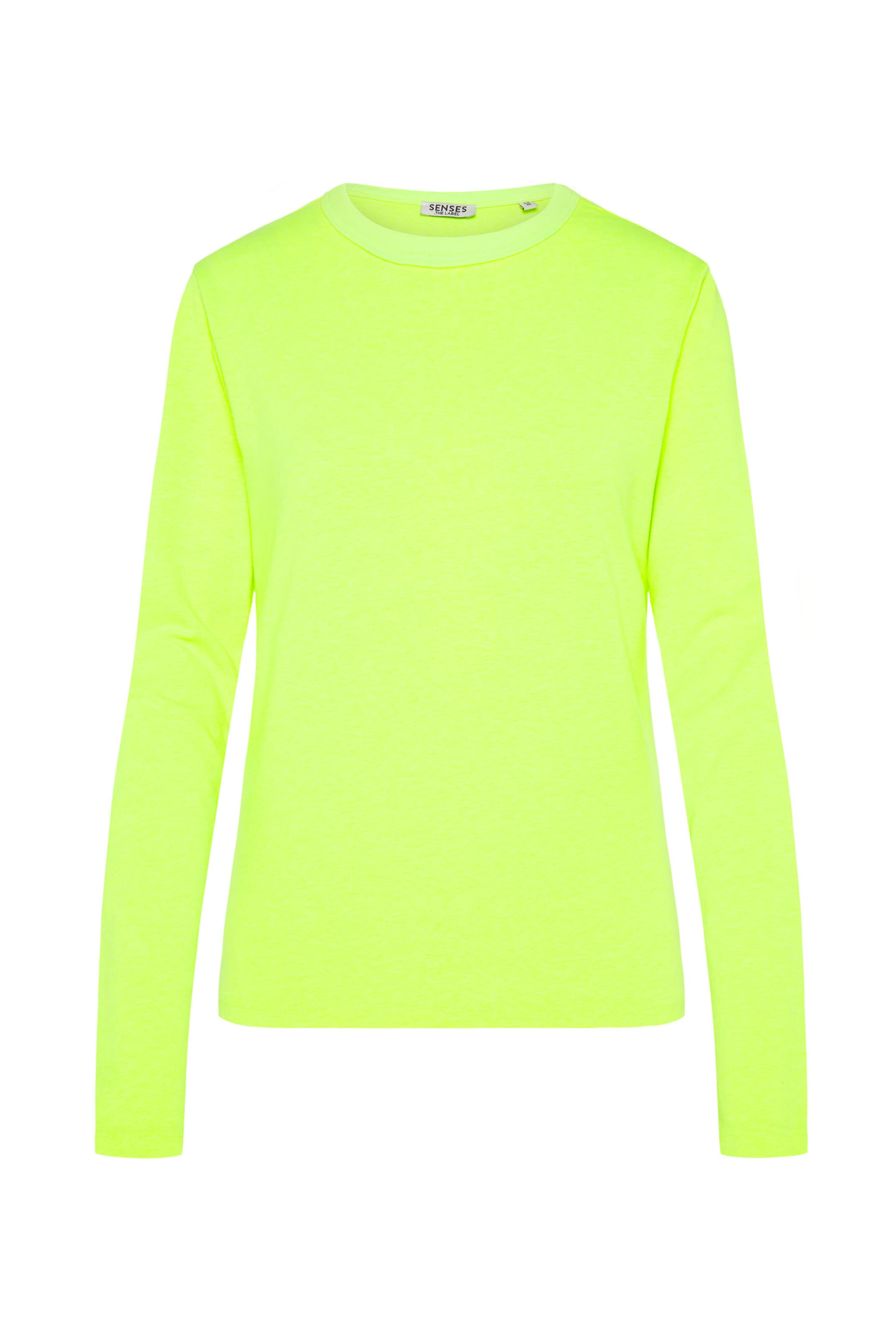 SENSES.THE LABEL Longsleeve TU:ULA aus Jersey in Grün: Vorderseite