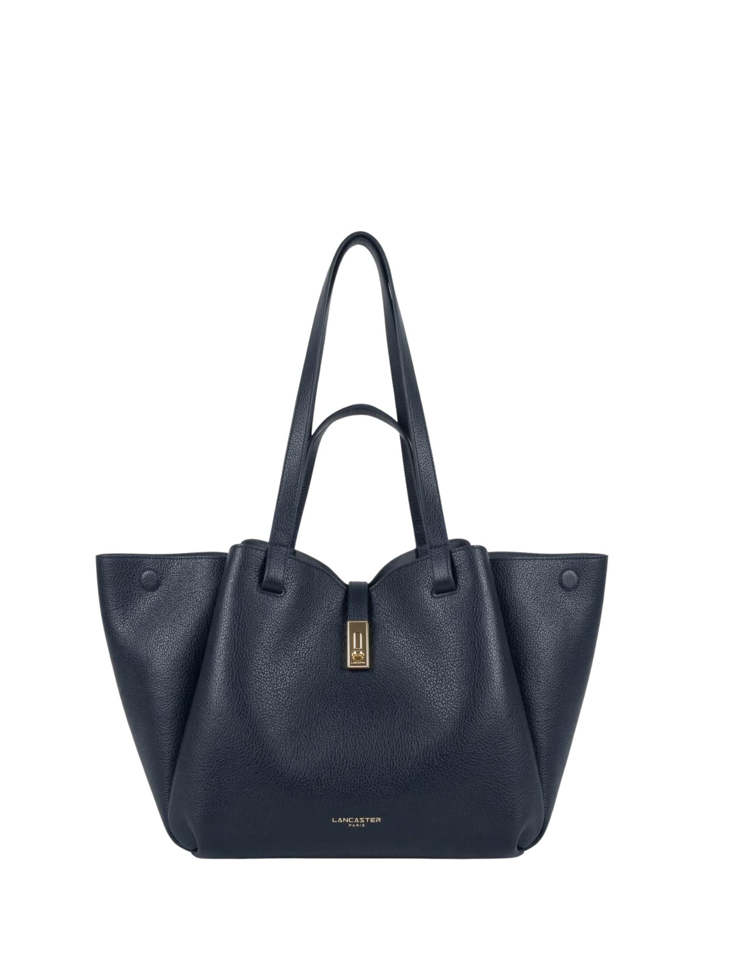 LANCASTER Paris Shopper 'cabas épaule L Milano Horizon Bleu Foncé' in Blue: front