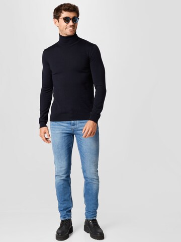 HUGO Pullover 'San Thomas' in Blau