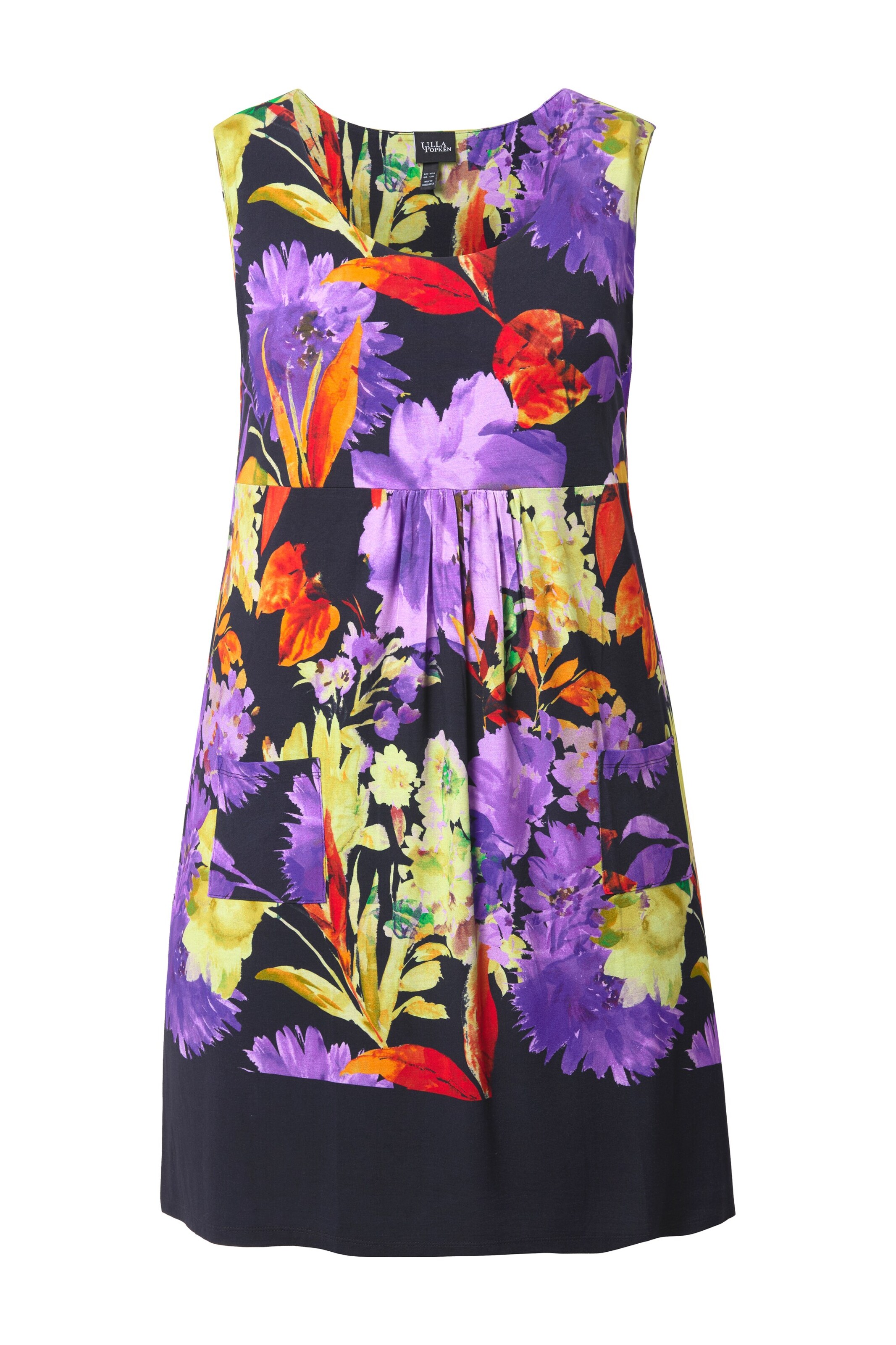 Ulla Popken Kleid in Schwarz: Vorderseite