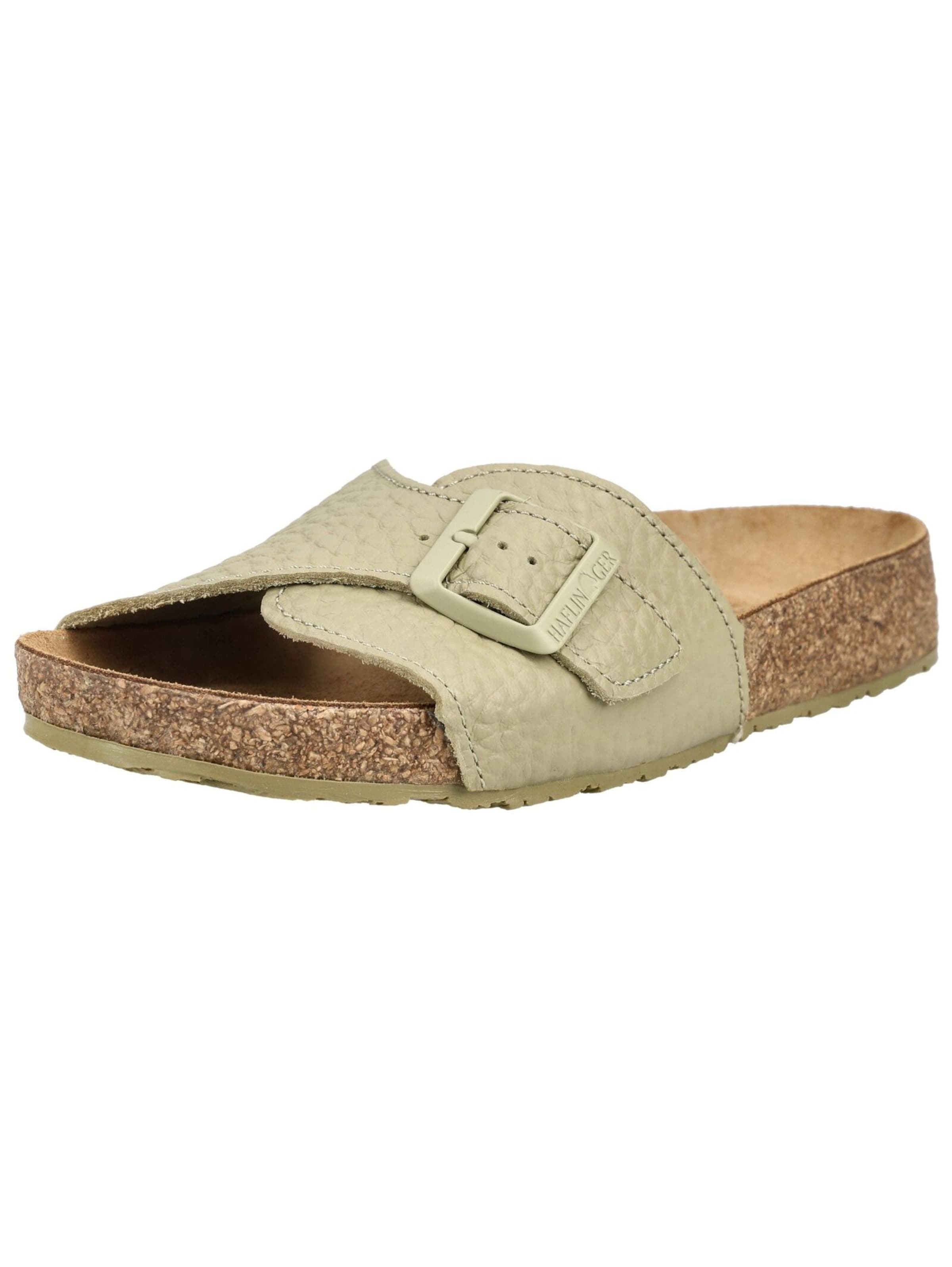 HAFLINGER Pantolette in Beige: Vorderseite