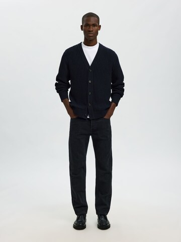 Vestes en maille 'SLHTom' SELECTED en bleu