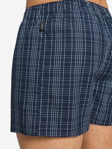Hanro Boxershorts ' Fancy Woven ' in Blauw