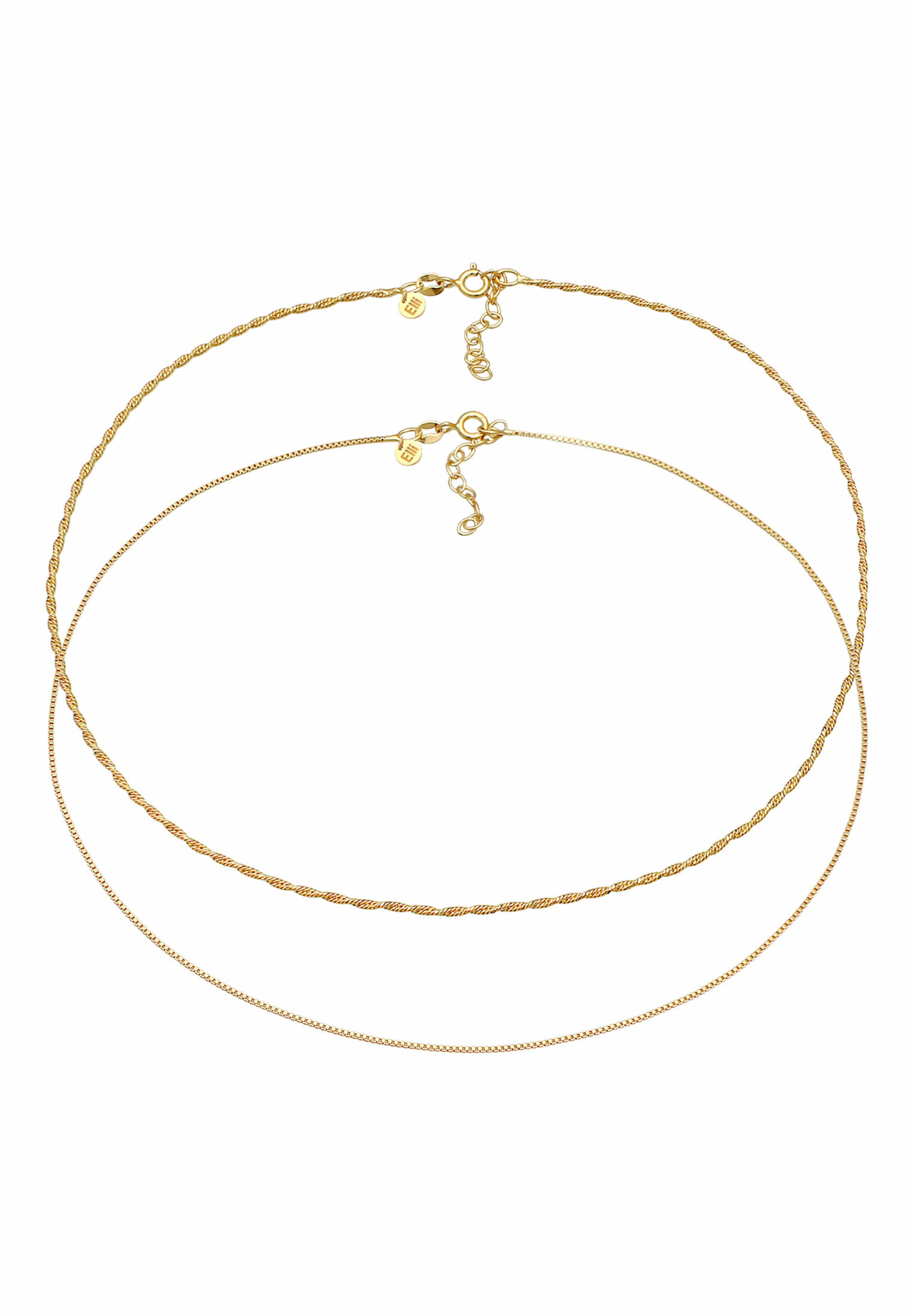 ELLI PREMIUM Sada šperkov - Zlatá