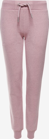 Pantaloni di Superdry in rosa: frontale