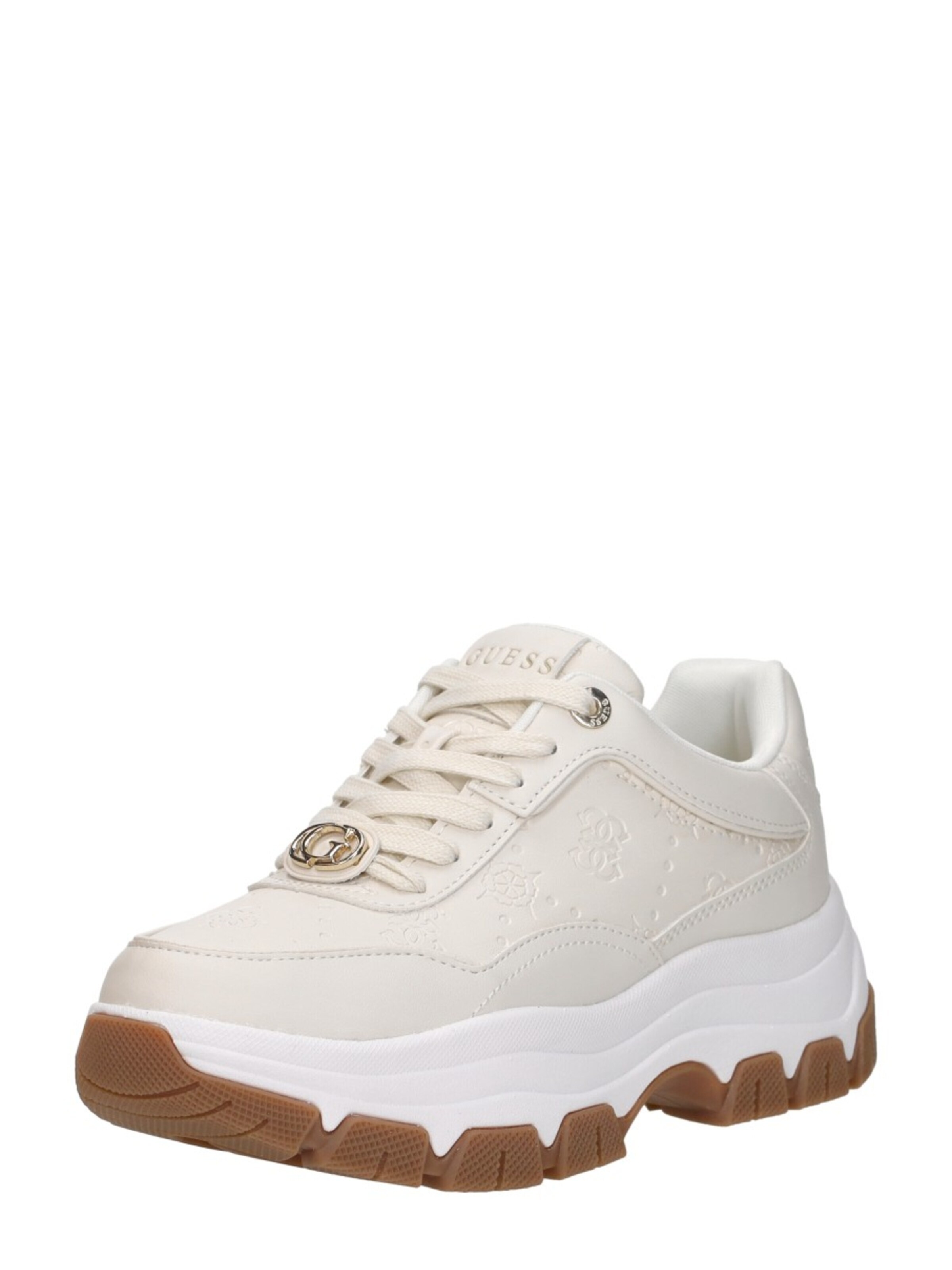 GUESS Sneakers laag 'Berrett 2' in Beige