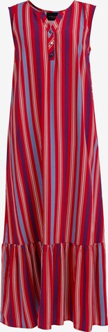 Finn Flare Sommerkleid 'Stripes' in Rot: Vorderseite