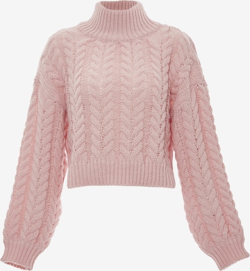 Pull-over MYMO en rose : devant